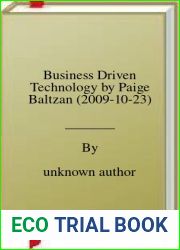 Business Driven Technology by Paige Baltzan (2009-10-23)