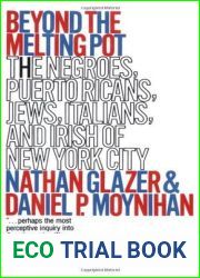 Beyond the Melting Pot: The Negroes, Puerto Ricans, Jews, Italians, and Irish of New York City