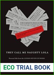 They Call Me Naughty Lola: Personal Ads from the London Review of Books