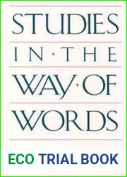Studies in the Way of Words