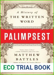 Palimpsest: A History of the Written Word