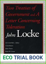 Two Treatises of Government and A Letter Concerning Toleration