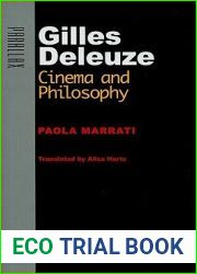 Gilles Deleuze: Cinema and Philosophy