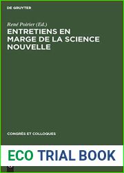 Entretiens en marge de La science nouvelle (Congres et Colloques, 6) (French Edition)