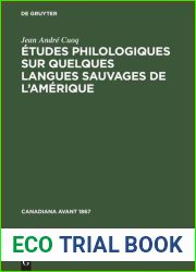 Etudes philologiques sur quelques langues sauvages de l|Amerique