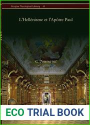 L|Hellenisme et l|Apotre Paul (Kiraz Theological Archive) (English and French Edition)
