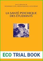 La sante psychique des etudiants (Pluriels de la psyche) (French Edition)