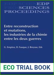 Entre reconstruction et mutations, les industries de la chimie entre les deux guerres