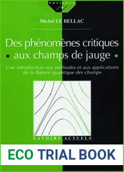 Des Phenomenes Critiques Aux Champs De Jauge