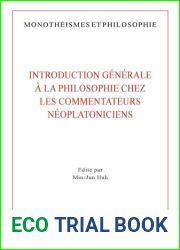 Introduction generale a la philosophie chez les commentateurs neoplatoniciens