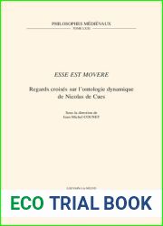 Esse est movere| : Regards croises sur l|ontologie dynamique de Nicolas de Cues