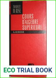 Cours d|algebre superieure