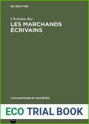 Les marchands ecrivains