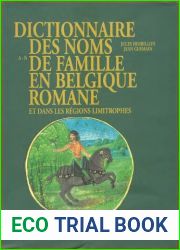 Dictionnaire Des Noms De Famille En Belgique Romane - A-N