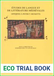 Etudes de langue et de litterature medievales offertes a Peter T
