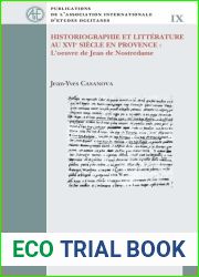 Historiographie et litterature au XVIe siecle en Provence