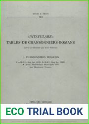 Intavulare. Tables de chansonniers romans