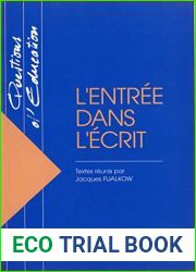 L|entree dans l|ecrit (French Edition)