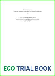 Anonymi artium magistri Questiones super librum ethicorum Aristotelis