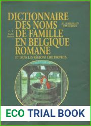 Dictionnaire Des Noms De Famille En Belgique Romane - O-Z