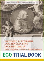 Histoire litteraire des benedictins de Saint-Maur