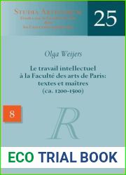 Le travail intellectuel a la Faculte des arts de Paris