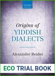 Origins of Yiddish Dialects