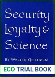 Security, Loyalty, and Science (Cornell Studies in Civil Liberties)