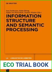 Experiments in Focus: Information Structure and Semantic Processing (Linguistische Arbeiten Book 571)