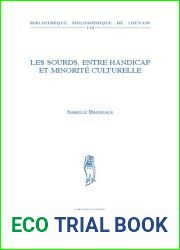 Les sourds, entre handicap et minorite culturelle : Volume 110