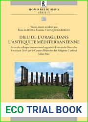 Dieu de l|Orage dans l|Antiquite mediterraneenne French