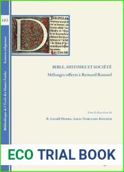 BEHE 163 Bible, histoire et societe, Hobbs: Melanges Offerts a Bernard Roussel (Bibliotheque de L|Ecole Des Hautes Etudes, Sciences Religieu) (French Edition)