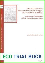 Histoire des idees religieuses et scientifiques dans l|Europe moderne