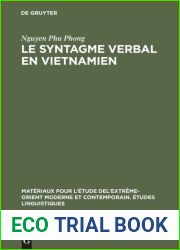 Le Syntagme Verbal En Vietnamien
