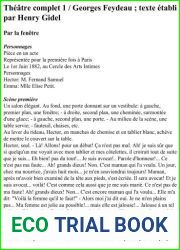 Theatre Complet 1