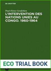 L|Intervention Des Nations Unies Au Congo. 1960-1964