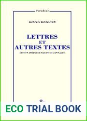 Lettres et autres textes (Paradoxe)