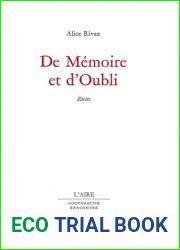 De memoire et d|oubli