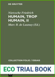 Humain, trop humain, II