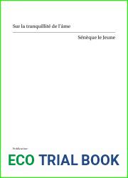 Sur la tranquillite de l|ame