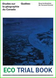 Etudes sur la Geographie du Canada (Etudes Sur La Geographie Du Canada. Studies in Canadian Geog) (English and French Edition)