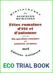 Fetes romaines d|ete et d|automne Dix questions romaines (French Edition)