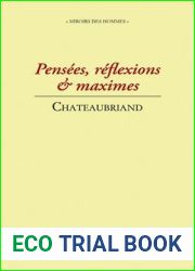 Pensees, reflexions et maximes
