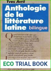Anthologie de la litterature latine bilingue