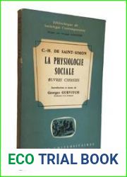 La Physiologie Sociale