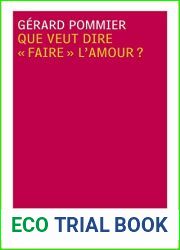 Que veut dire faire l|amour ? (La bibliotheque des savoirs) (French Edition)
