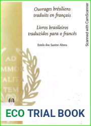 Ouvrages bresiliens traduits en Francais = Livros brasileiros traduzidos para o frances