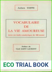 Vocabulaire de la vie amoureuse