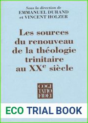 Les sources du renouveau de la theologie trinitaire au XXe siecle