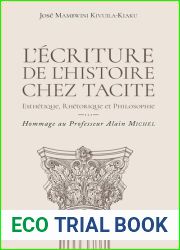 L|ecriture de l|histoire chez Tacit